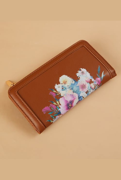 GINGER Floral Print Bi-Fold Wallet