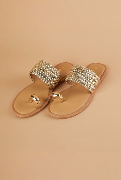 GINGER Woven Flats