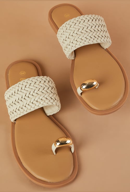 GINGER Woven Flats