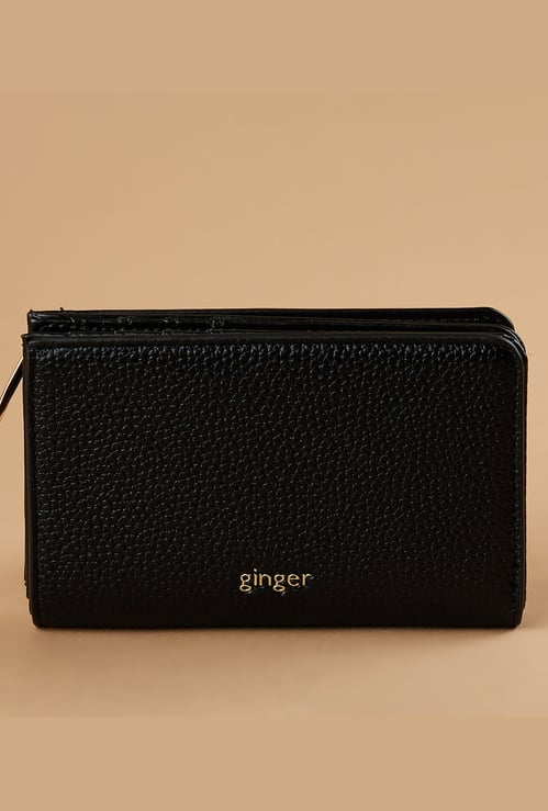 GINGER Textured Bi-Fold Wallet
