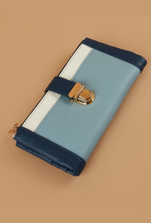 GINGER Colourblocked Bi-Fold Wallet
