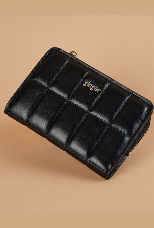 GINGER Quilted Bi-Fold Wallet