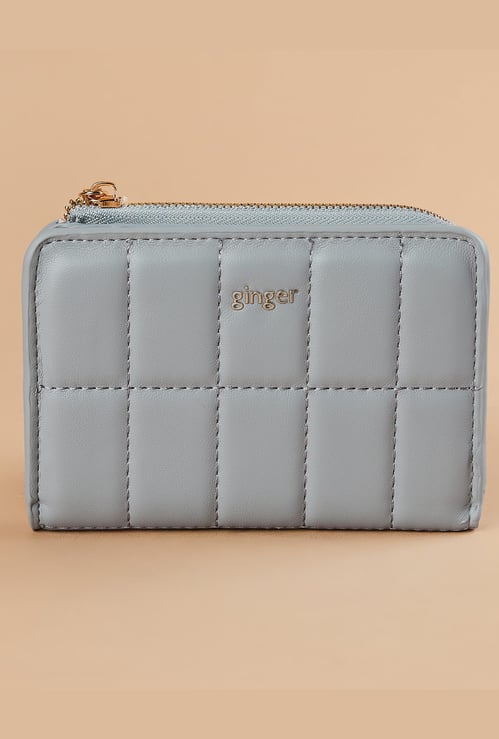 GINGER Quilted Bi-Fold Wallet