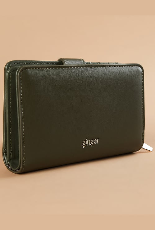 GINGER Solid Bi-Fold Wallet