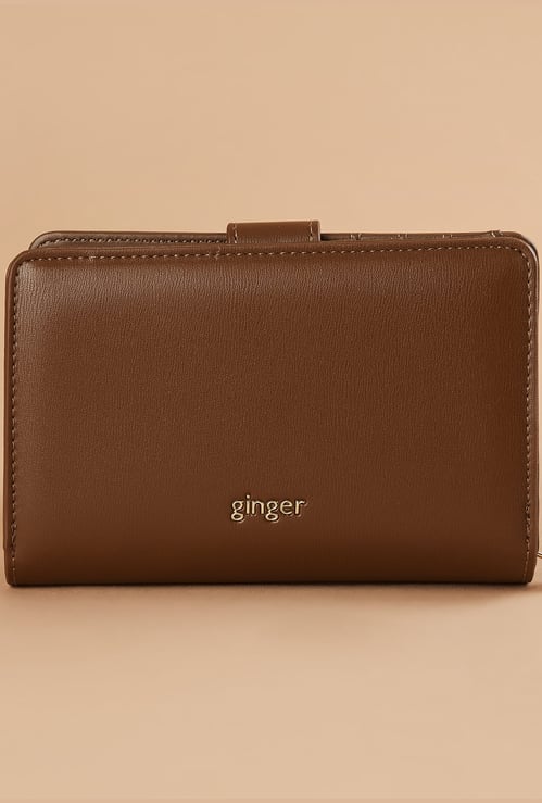 GINGER Solid Bi-Fold Wallet