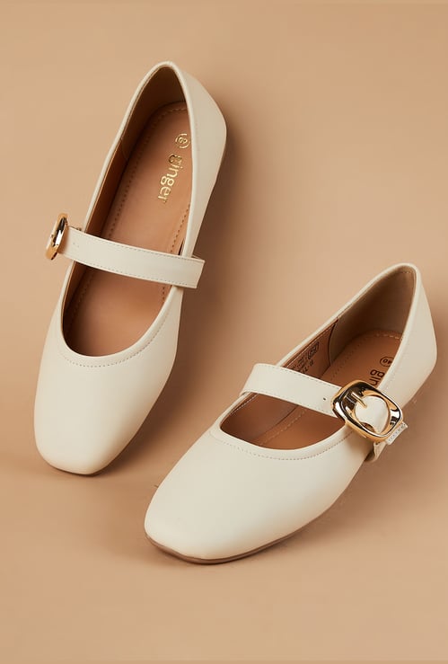 GINGER Solid Ballerinas