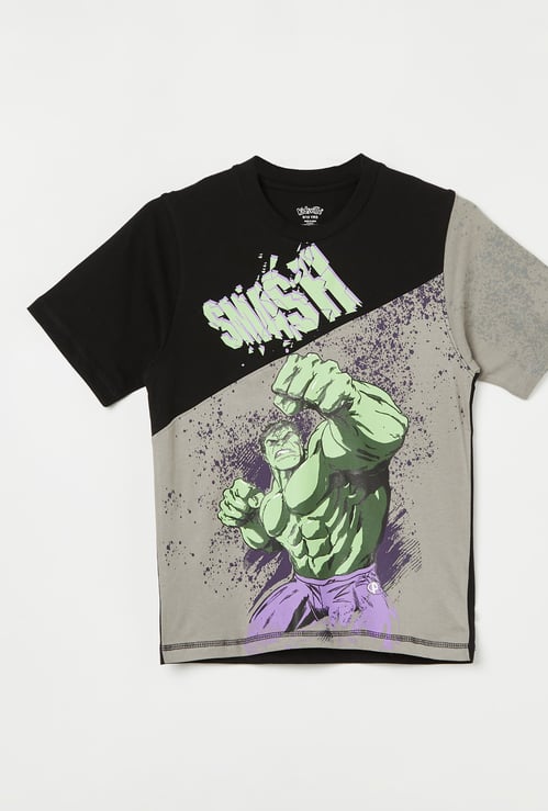 KIDSVILLE Boys Hulk Print T-shirt
