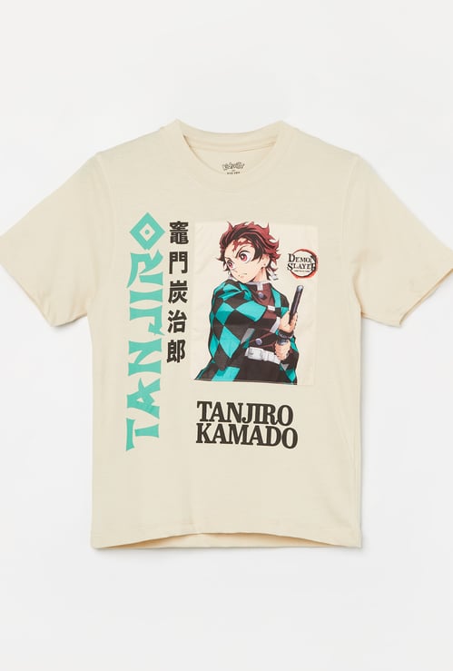 KIDSVILLE Boys Tanjiro Kamado Print T-shirt