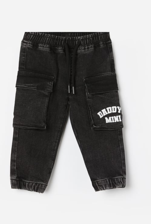 JUNIORS Boys Washed Jogger Jeans