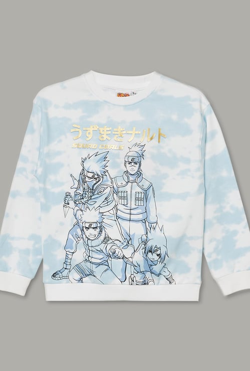 FAME FOREVER Boys Naruto Print Sweatshirt