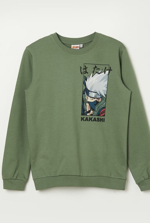 FAME FOREVER Boys Naruto Print Sweatshirt
