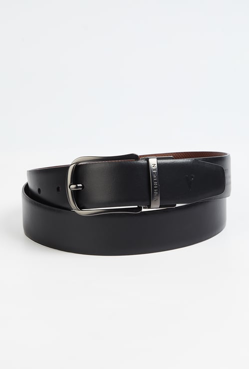 VAN HEUSEN Solid Leather Belt