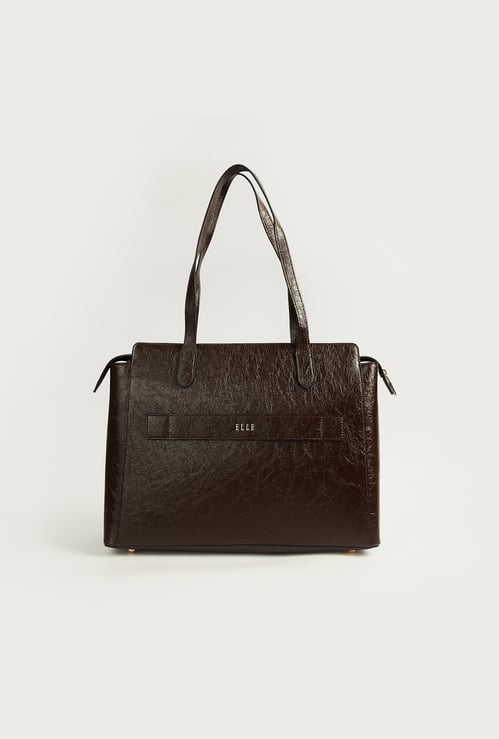 ELLE Solid Shoulder Bag