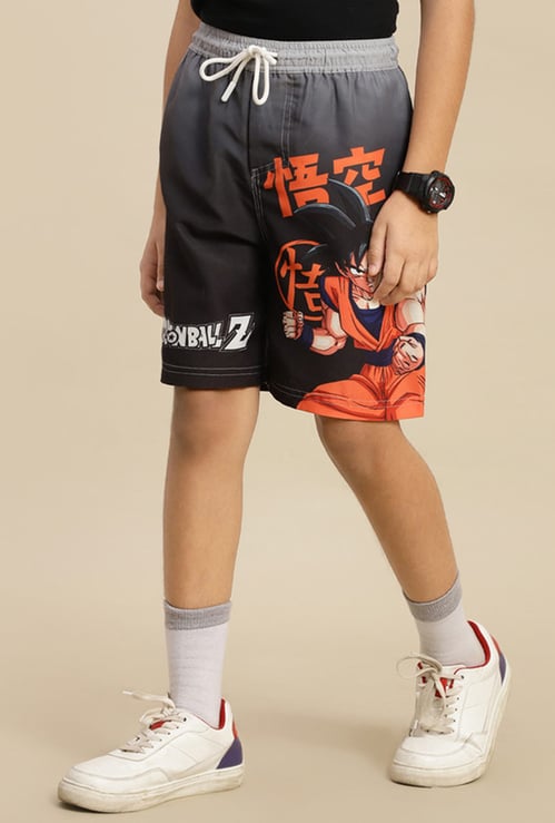 KIDSVILLE Boys Dragon Ball Z Print Shorts