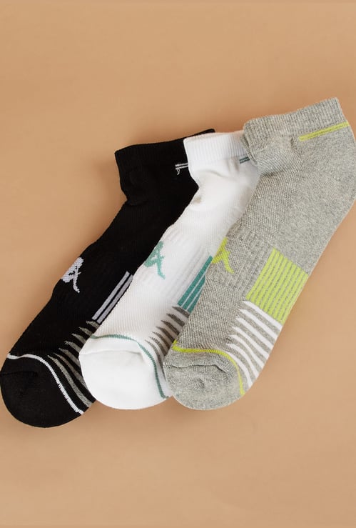 KAPPA Knitted Ankle-Length Socks - Pack of 3
