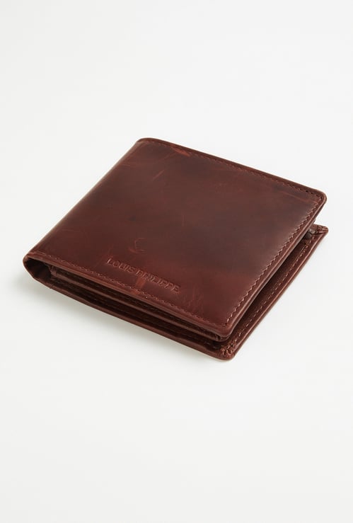 LOUIS PHILIPPE Solid Bi-Fold Wallet