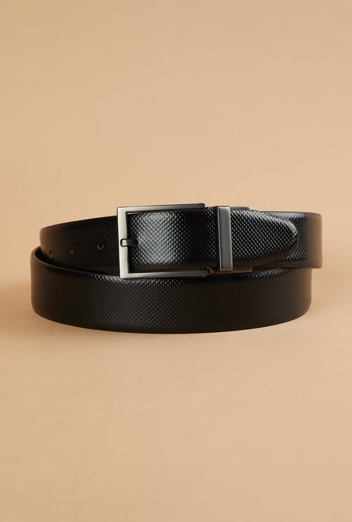 CODE Textured Leather Belt