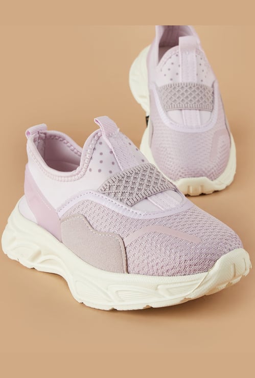 STEELTOE Girls Woven Sneakers