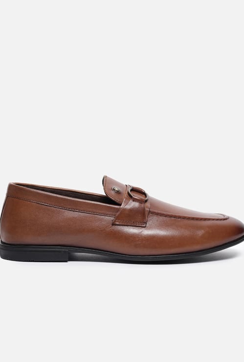 LOUIS PHILIPPE Solid Moccasins