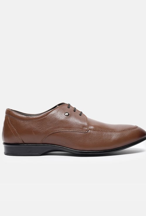LOUIS PHILIPPE Solid Derby Shoes