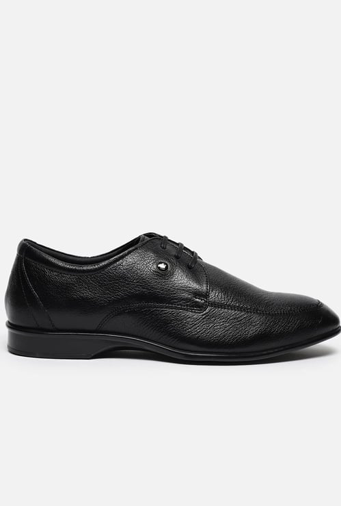 LOUIS PHILIPPE Textured Derby Shoes