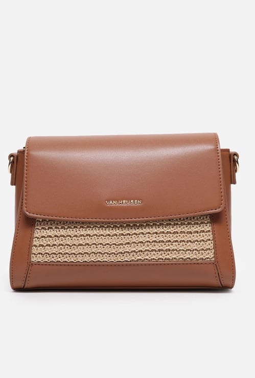 VAN HEUSEN Basket Weave Sling Bag