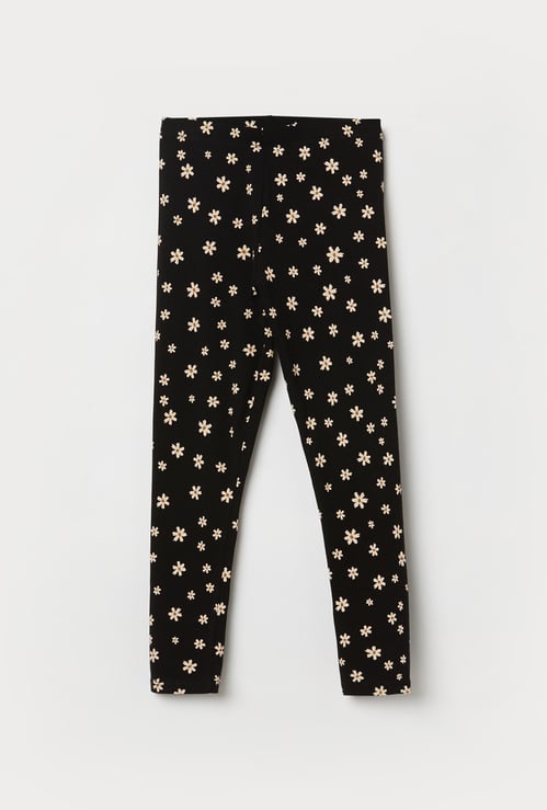 FAME FOREVER Girls Floral Print Leggings