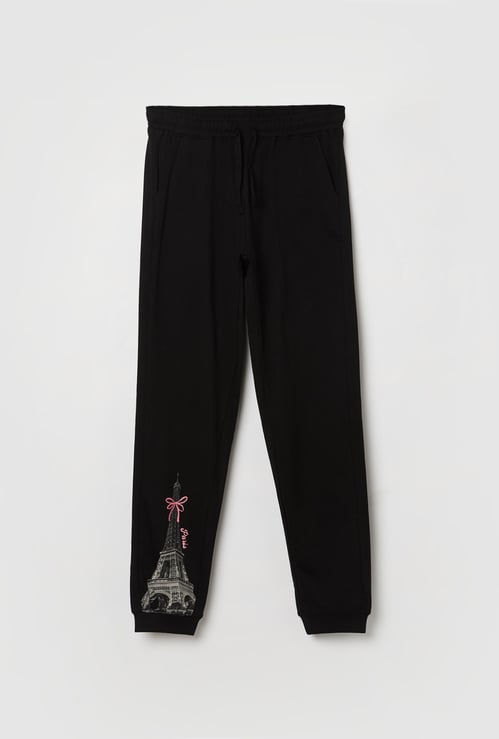 FAME FOREVER Girls Printed Joggers