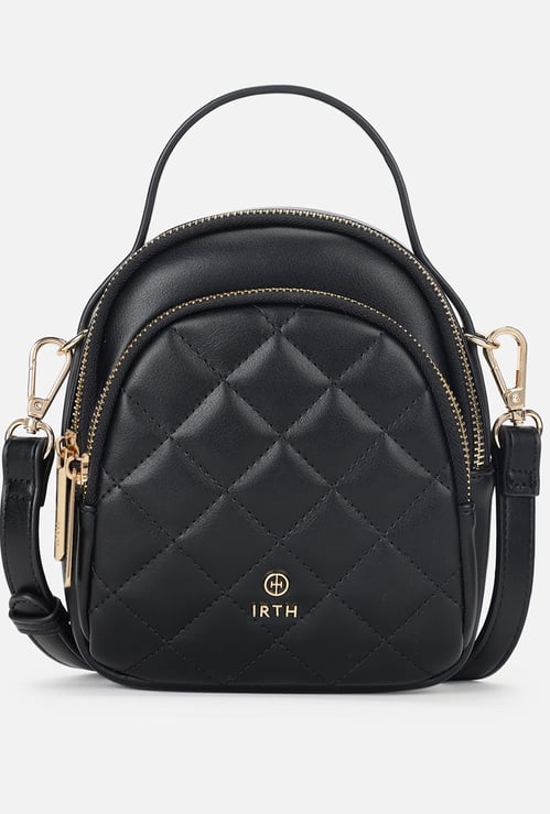 IRTH Quilted Mini Backpack