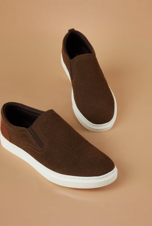 FORCA Textured Slip-On Sneakers