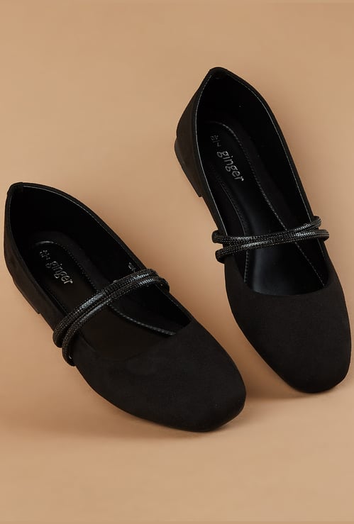 GINGER Embellished Ballerinas