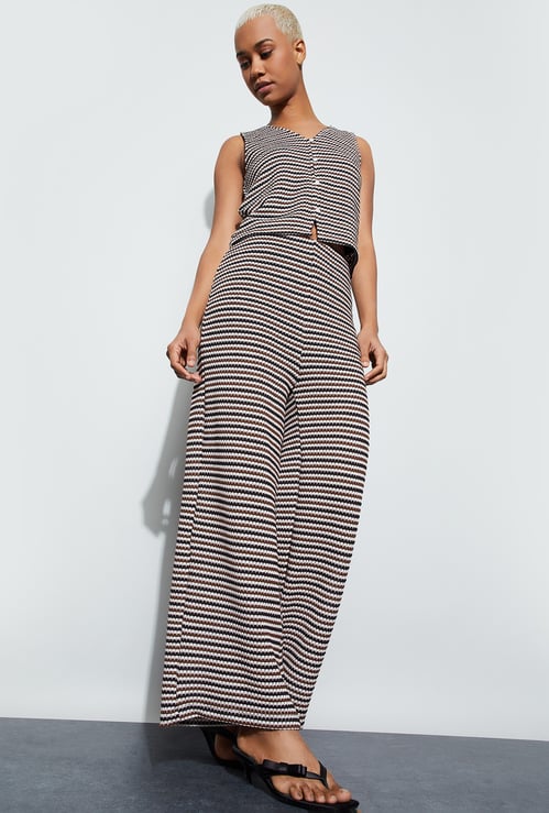 GINGER Crochet Wide-Leg Trousers