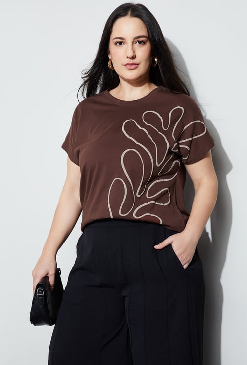 NEXUS Graphic Print Half Sleeves T-Shirt