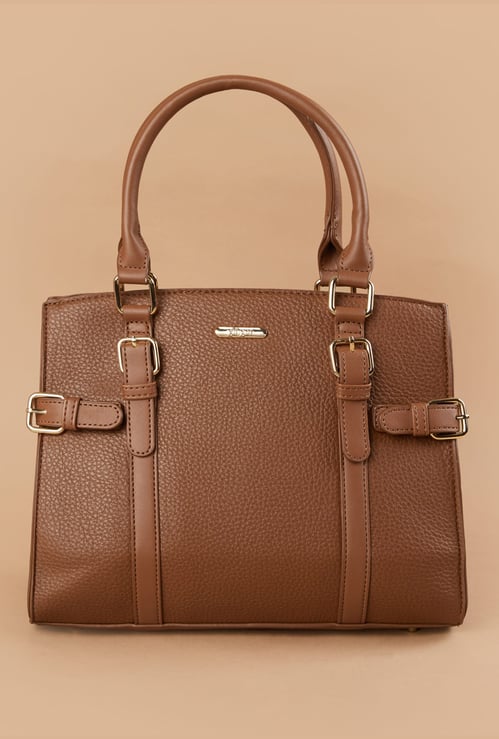 GINGER Textured Handheld Bag
