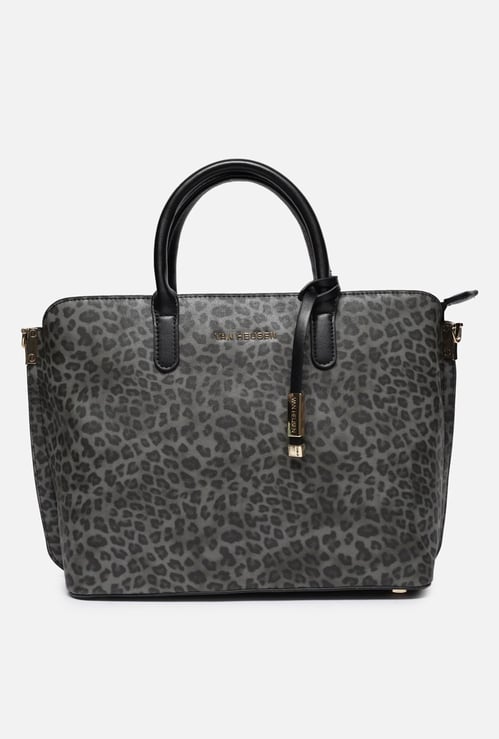 VAN HEUSEN Leopard Print Handheld Bag