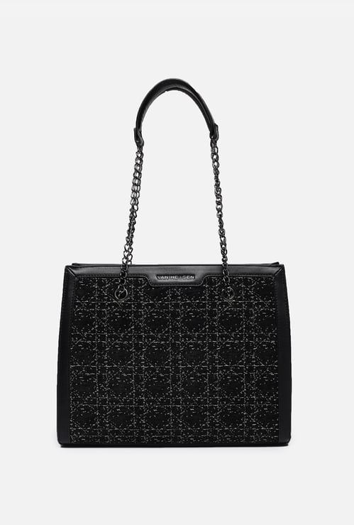 VAN HEUSEN Woven Shoulder Bag with Pouch