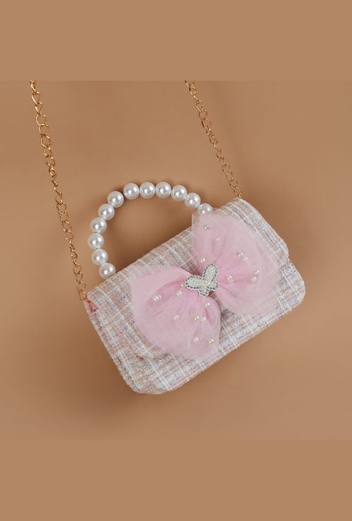 FAME FOREVER Embellished Sling Bag