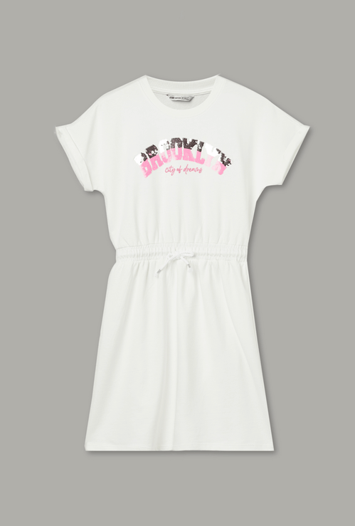 FAME FOREVER Girls Sequined A-Line Dress