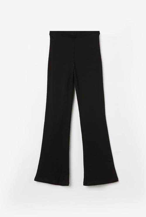 FAME FOREVER Girls Knit Flared Trousers