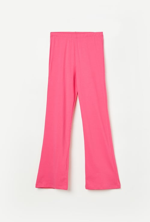 FAME FOREVER Girls Knitted Wide-Leg Trousers