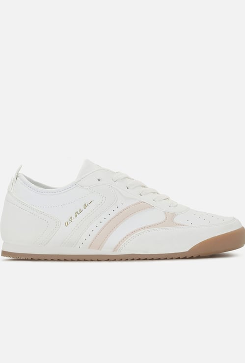 US POLO ASSN Panelled Lace-Up Sports Shoes