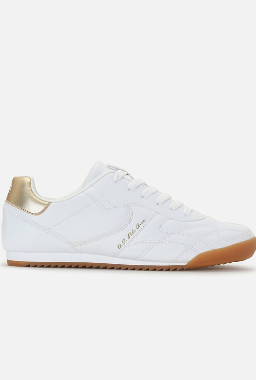 US POLO ASSN Panelled Lace-Up Sports Shoes