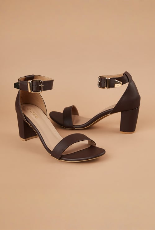 CODE Open Toe Block Heels