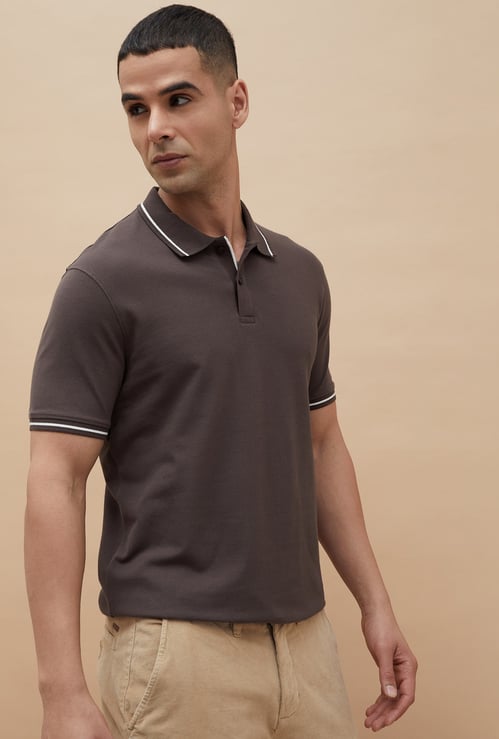 CODE Solid Polo T-shirt