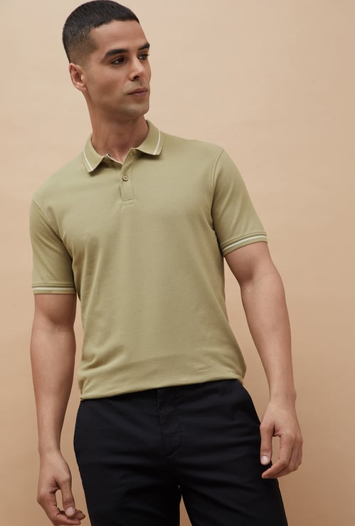 CODE Solid Polo T-shirt