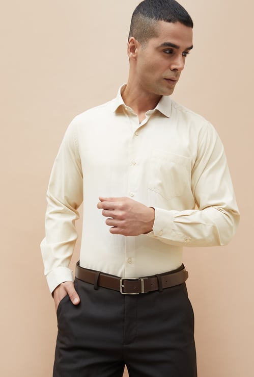 CODE Solid Regular Fit Formal Shirt