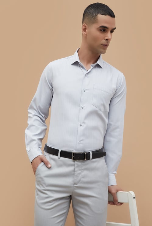 CODE Striped Regular Fit Formal Shirt