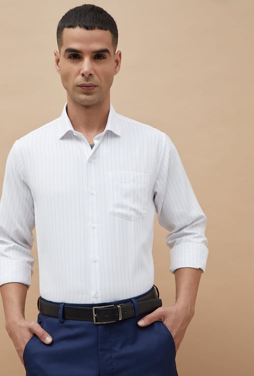 CODE Striped Regular Fit Formal Shirt