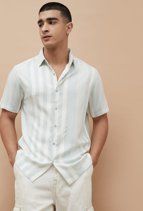 DENIMIZE Striped Smart Fit Shirt