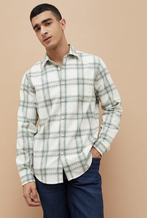 DENIMIZE Checked Smart Shirt